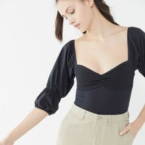 UO Out From Under Maeve Smocked Bodysuit